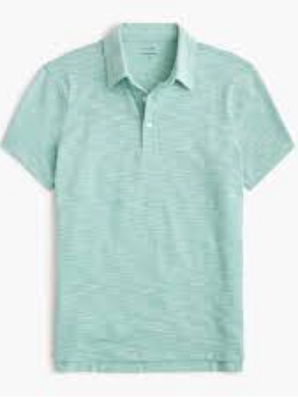 J. Crew Mint Green Men's Polo with Chest Pocket